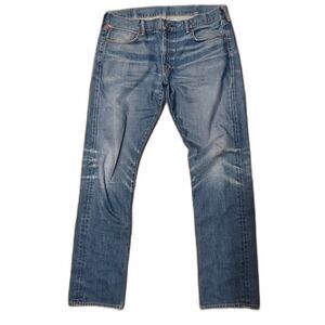 Ralph Lauren Denim & Supply USA Slim Light Wash Blue Jeans Faded 38x34